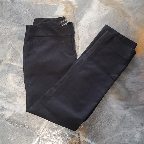 White House/Black Market Perfect Form Slim Ankle Black Dress Pants - Picture 4 of 8